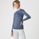 Shape Seamless Ultra Top – Dark Indigo - XS - Dark Indigo