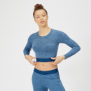 Top Crop Inspire Seamless - Azul - L