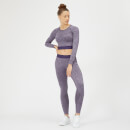 Inspire Seamless Crop Top - XS - Soft Purple