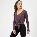 T-Shirt Twist a Maniche Lunghe - S