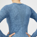Inspire Seamless Long Sleeve Top - Blue - S - Soft Blue