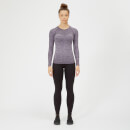 Inspire Seamless Long Sleeve Top - Purple - XS - Soft Purple