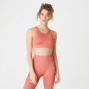 Dopasowany Bezszwowy Stanik Sportowy Ultra – Copper Rose - XS - Copper Rose