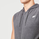 Tru-Fit Sleeveless Hoodie - Charcoal Marl - XS - Charcoal Marl
