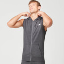 Tru-Fit Sleeveless Hoodie - Charcoal Marl