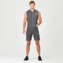 Tru-Fit Sleeveless Hoodie - Charcoal Marl - XS - Charcoal Marl