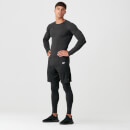 Charge Compression Long Sleeve Top - Black - XS - Black