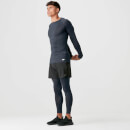 Myprotein Charge Compression Long Sleeve Top - Navy Marl
