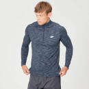 Performance 1/4 Zip Top - Navy Marl