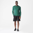 Luxe Classic Long-Sleeve Crew - XS - Pine