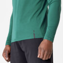 Luxe Classic Long-Sleeve Crew - XS - Pine