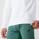 Luxe Classic Long Sleeve Crew - White - XS - White