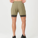 Power Shorts - Light Olive