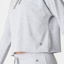 Myprotein Luxe Lounge Hoodie - Grey Marl - XS - Siva marl