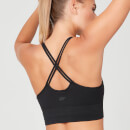 Nahtloser Form-Sport-BH - XS - Schwarz