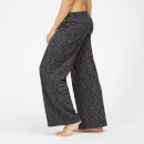 Luxe Lounge Boyfriend Joggers - XS - Black Heather