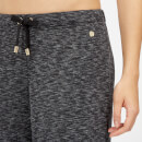 Luxe Lounge Boyfriend Joggers - XS - Black Heather