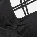 Nahtloser Form-Sport-BH - XS - Schwarz
