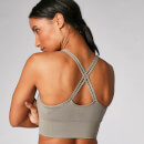 Shape Seamless Sportmelltartó - XS - Taupe