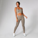 Shape Seamless Sportmelltartó - XS - Taupe