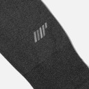 Kurzes, nahtloses Form-Top - XS - Schwarz