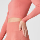 Shape Seamless Crop Top - XS - Copper Rose