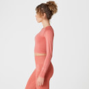 Shape Seamless Crop Top - XS - Copper Rose