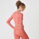 Shape Seamless Crop Top - XS - Copper Rose