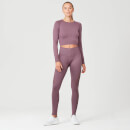 Shape Seamless Crop Top - XS - Mauve