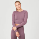 Shape Seamless Crop Top - XS - Mauve