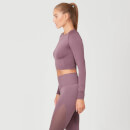 Shape Seamless Crop Top - XS - Mauve