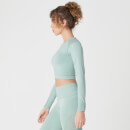 Shape Seamless Crop Top - XS - Seafoam