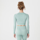 Shape Seamless Crop Top - XS - Seafoam