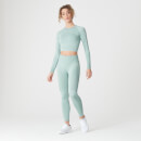 Shape Seamless Crop Top - XS - Seafoam