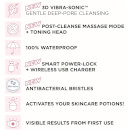 Magnitone London BareFaced 2 Daily Cleansing and Skin Toning Brush - Pink