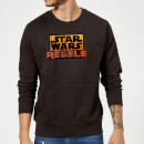 Sweat Homme Logo Star Wars Rebels - Noir