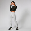 Power Mesh īsais tops - M - Melna