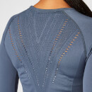 Shape Seamless Ultra Top – Dark Indigo - XS