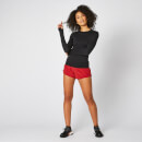Shape Seamless Long-Sleeve Top – Schwarz - XS