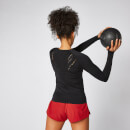 Shape Seamless Long-Sleeve Top – Schwarz - XS
