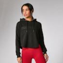 Sudadera recortada con capucha original