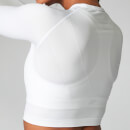 Shape Seamless Crop Top - White - M