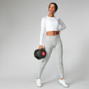 Shape Seamless Crop Top - White - M