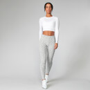 Shape Seamless Crop Top - White - M