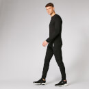 Luxe Classic Long Sleeve Crew - Black - XS