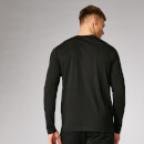 Luxe Classic Long Sleeve Crew - Black - XS