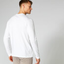 Myprotein Luxe Classic Long Sleeve Crew - White - XS