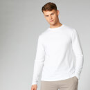 Myprotein Luxe Classic Long Sleeve Crew - White - S