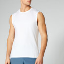 Luxe Classic Sleeveless T-Shirt - White - XS