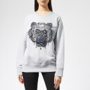 KENZO Women's Beaded Tiger Sweatshirt - Pale Grey